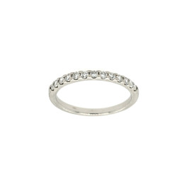 Pre Owned Platinum diamond Eternity Ring ZU901